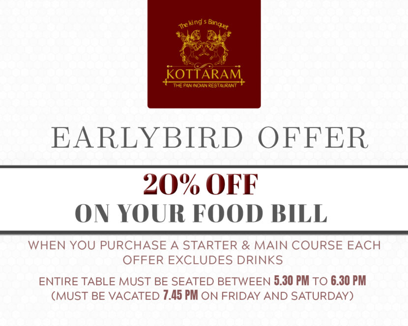 Early bird offer